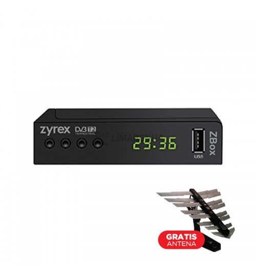Set Top Box Zyrex Zbox-1 + Gratis Antena